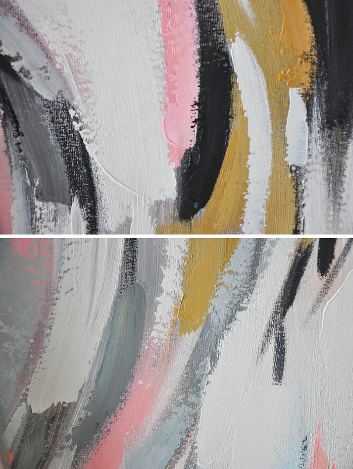 Abstract Painting Extra Large Canvas Art,Oversized Contemporary Art,Abstract Art Decor,Contemporary Painting,White,Pink,Gray.etc